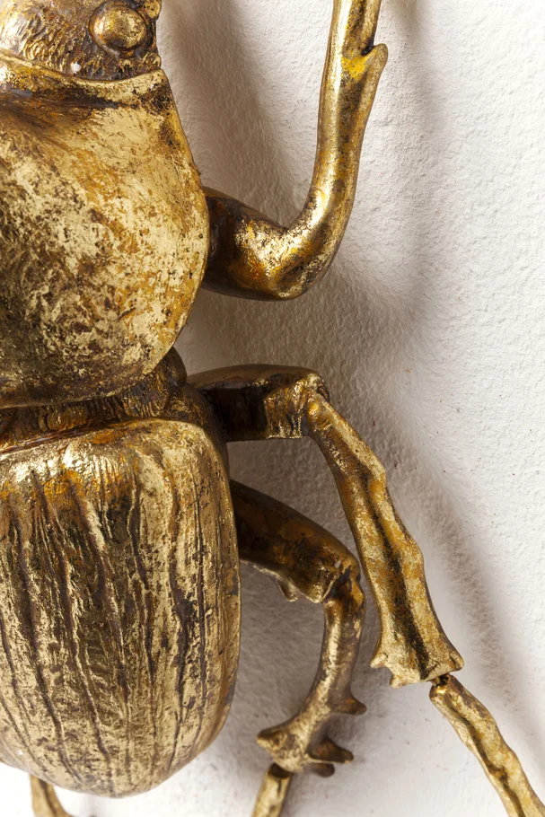 1de8a89673e94bcfdae173c3f03620849b70c135 Wandschmuck Herkules Beetle Gold