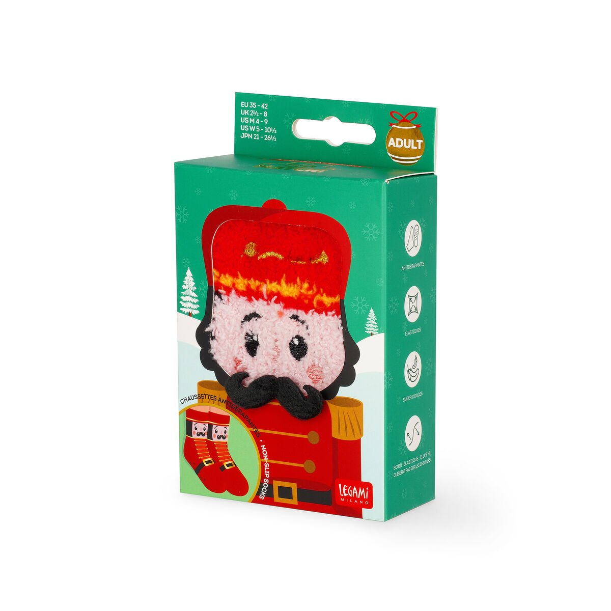 Non Slip Socks - It's a Match Kids - Nussknacker