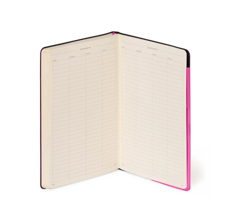 56jxfGzdynhHXZ Liniertes Notizbuch - Medium - My Notebook 13x21cm 192 nummerierte Seiten Bougainvillea Pink