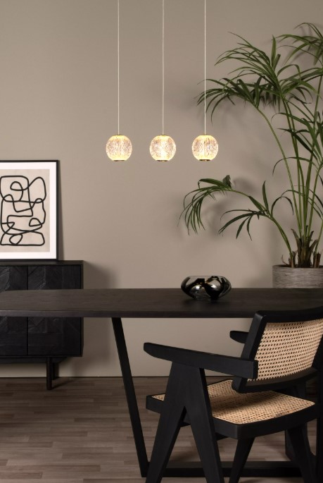 3BNuJ85KmWgEYo Pendelleuchte CINTRA Acrylglas 3x4,7W 283lm 2700K Warmweiß dimmbar