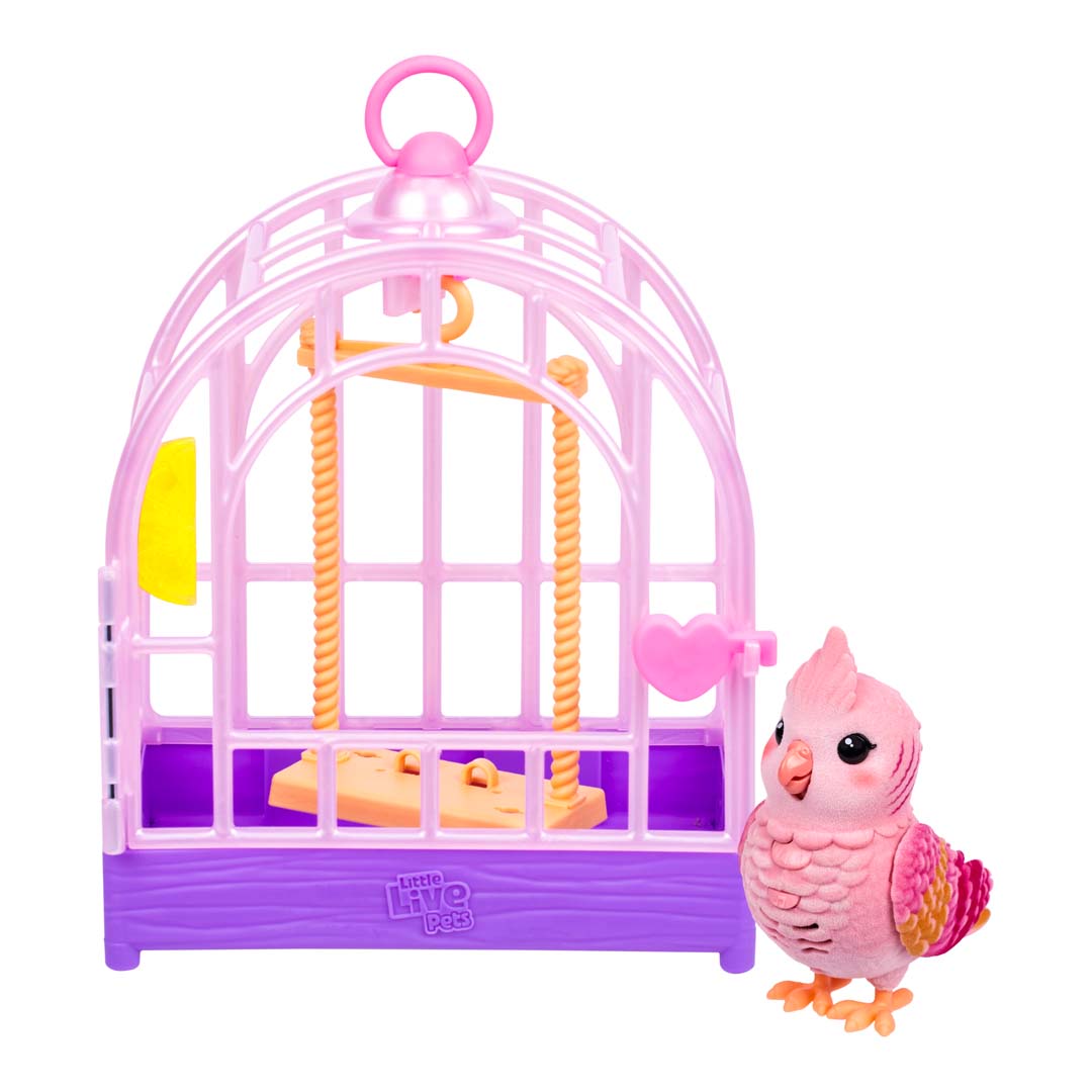 Interaktives Little Live Pets MY REALLY REAL BIRD ROSIE inkl. Vogelkäfig Pink 13,8x19,8x28,2cm Interaktives Little Live Pets MY REALLY REAL BIRD ROSIE inkl. Vogelkäfig Pink 13,8x19,8x28,2cm