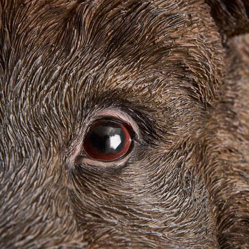 Wandleuchte WILLY Polyresin Braun E27 30x33,5x50cm Wandleuchte WILLY Polyresin Braun E27 30x33,5x50cm