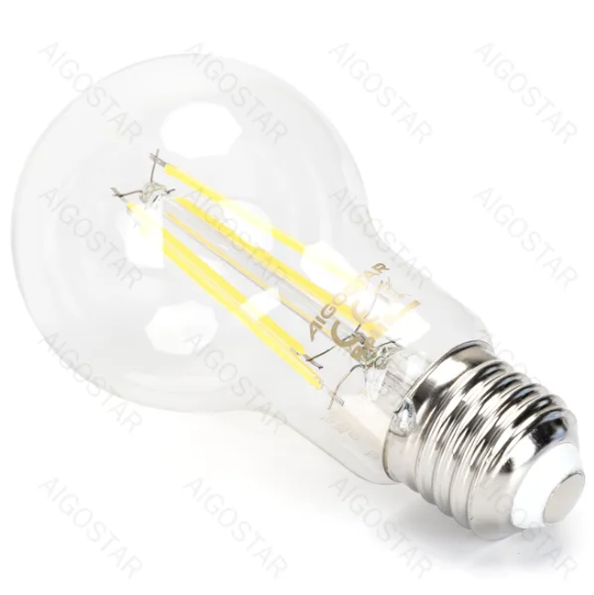 LED Filament Leuchtmittel A60 E27 6W 600lm 6500K Kaltweiß dimmbar 6x6x11cm