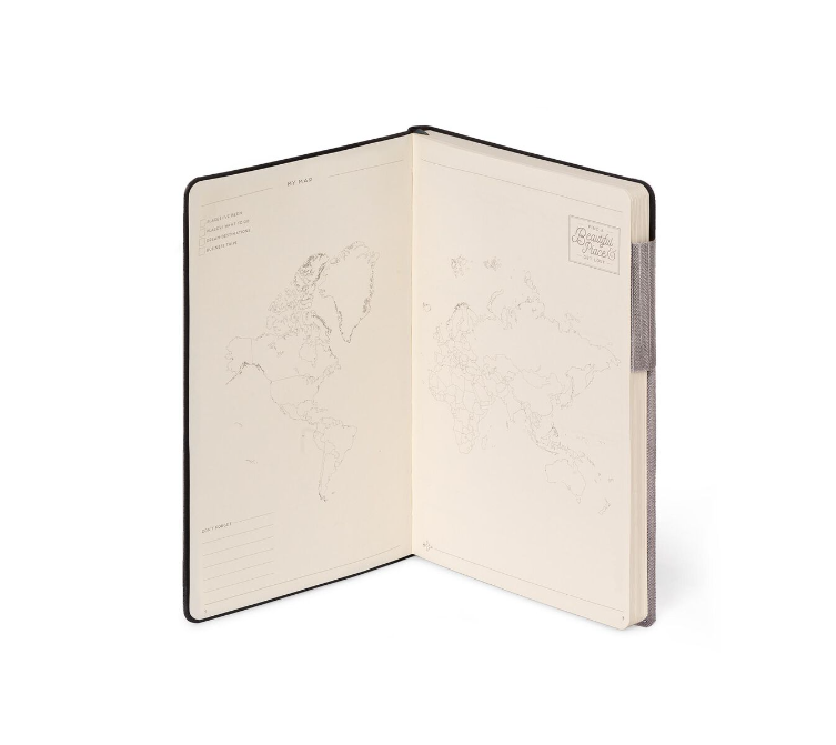 4o5YQ1KY5glIWu Liniertes Notizbuch - Medium - My Notebook 13x21cm 192 nummerierte Seiten Grey Diamond