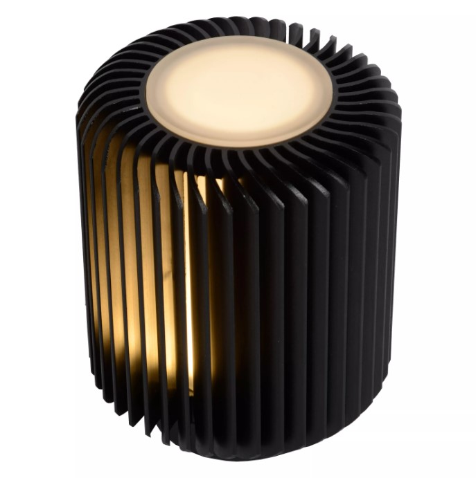 4rz4nyD0AANh89 Tischleuchte TURBIN Aluminium 5W 400lm 3000K Warmweiß dimmbar 10,6x10,6x13,7cm