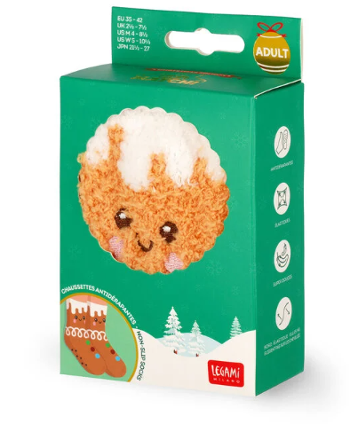 Non Slip Socks - It's a Match Kids - Lebkuchen