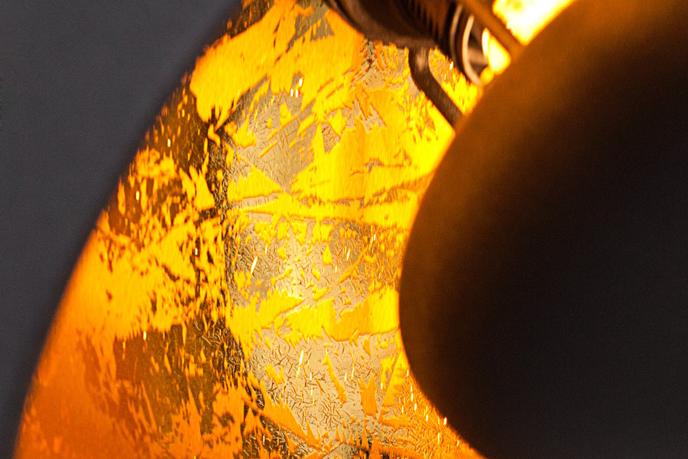 4POskbW8ElJh9K Hängeleuchte STUDIO 3 E27 Schwarz/Gold 30x110x140cm