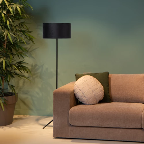 Stehleuchte TONDO Baumwolle E27 38x38x147cm