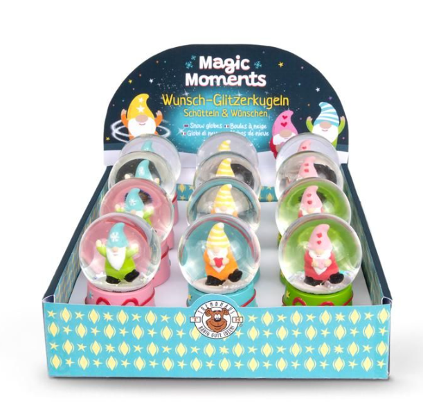 MAGIC MOMENTS Wunsch-Glitzerkugeln Wichtel