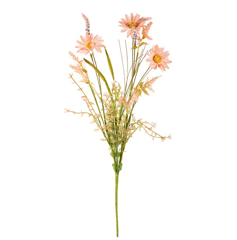 Stielblume FLOWERS Kunststoff Rosa 10x55cm