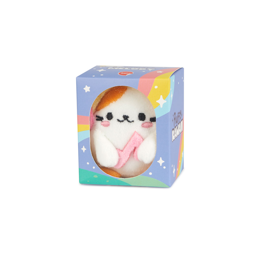 Buchzeichen FLUFFY KAWAII MELODY Weiß Lesezeichen 6x6x5cm
