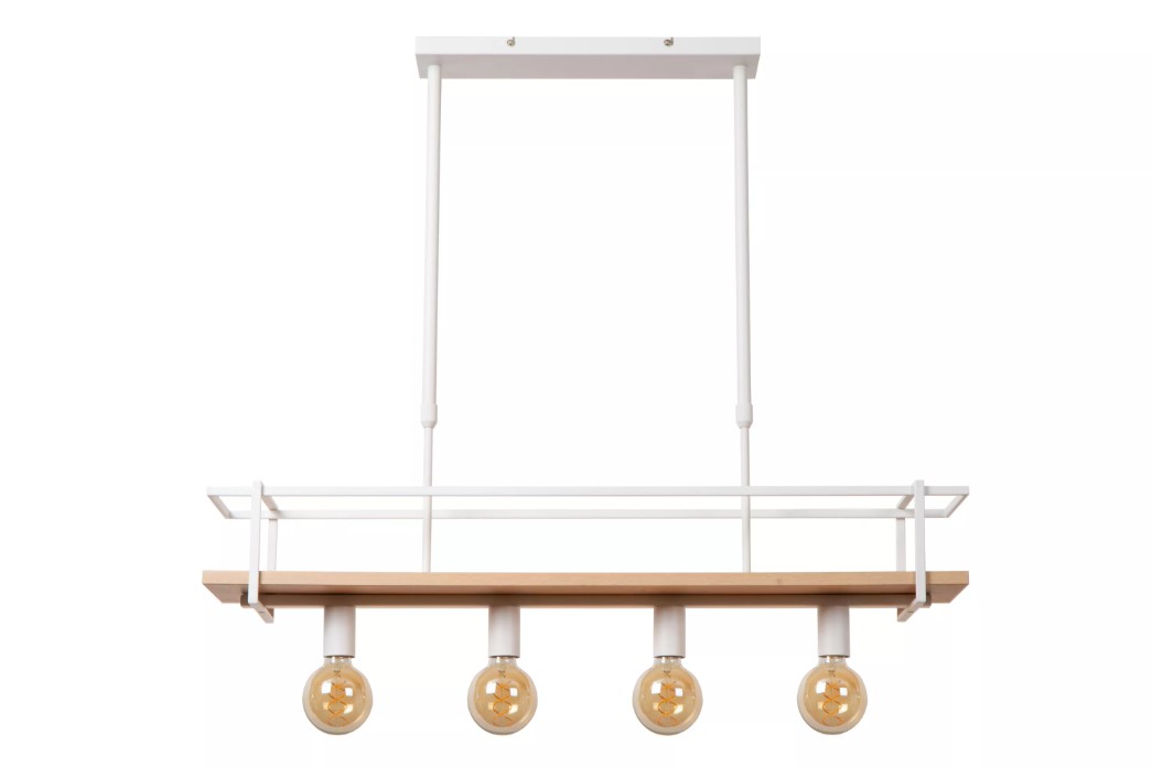 Pendelleuchte MILONGA Metall 4xE27 dimmbar 100x20x130cm