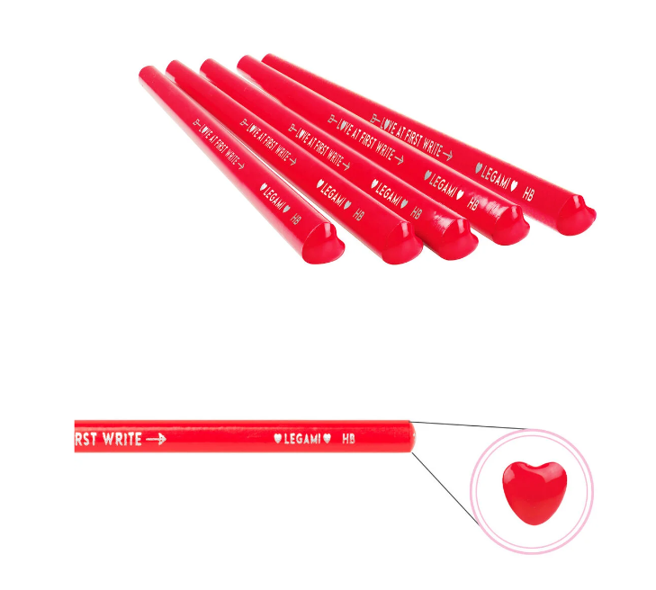 129JV0KLKEP2ST HB-Bleistift - Love at First Write in Herzform