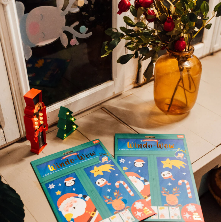 Set aus 70 Elektrostatischen Fensteraufklebern