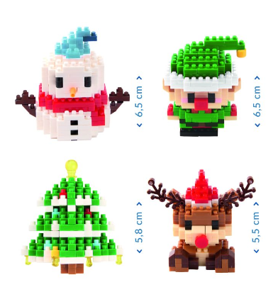 MAGIC MOMENTS Bausatz-Set Weihnachten 8,1x4,2x9,7cm