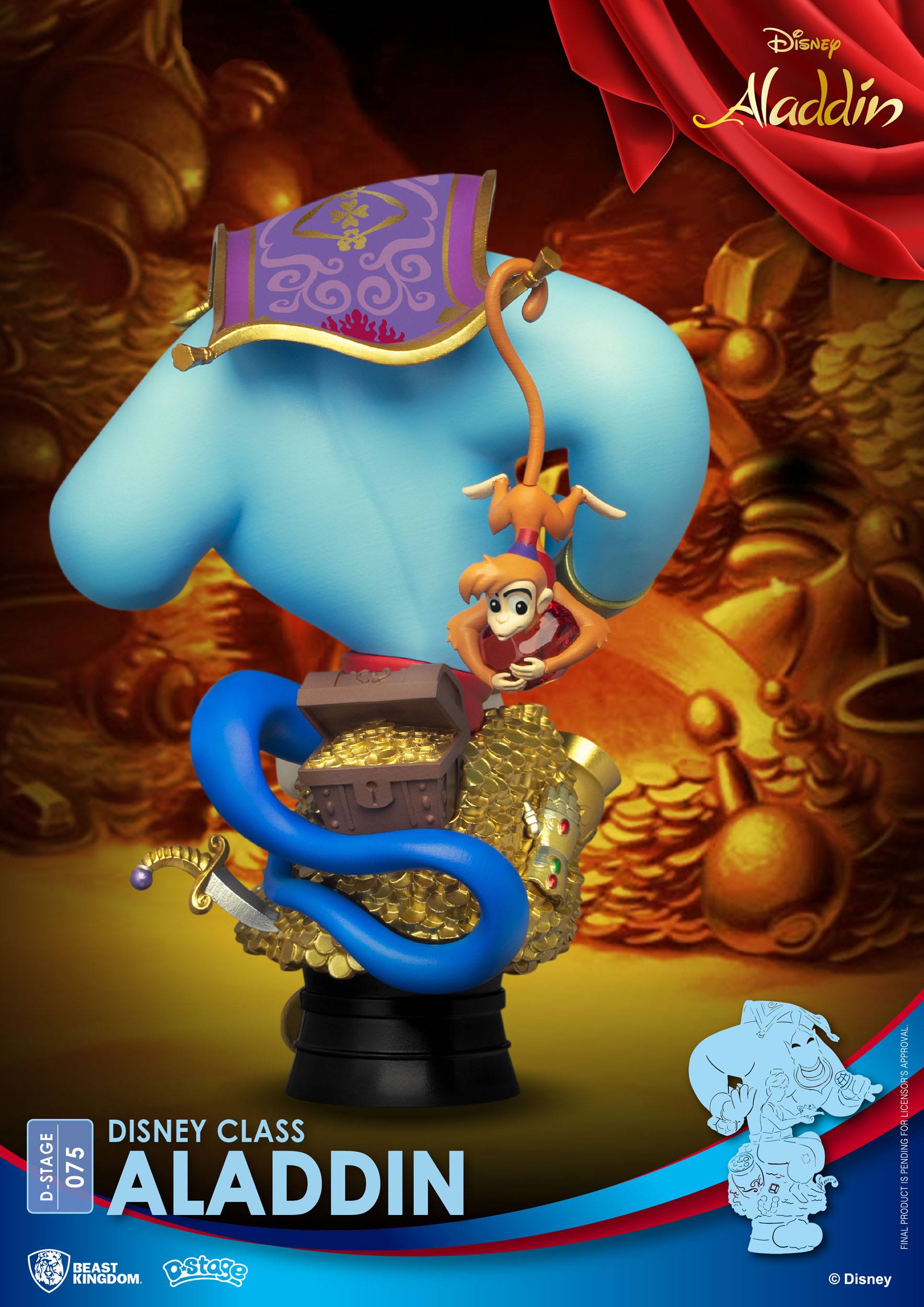 5XWRGrVGmKi3yn Disney Class Series D-Stage Sammlerstück Diorama "Aladdin" 15cm PVC
