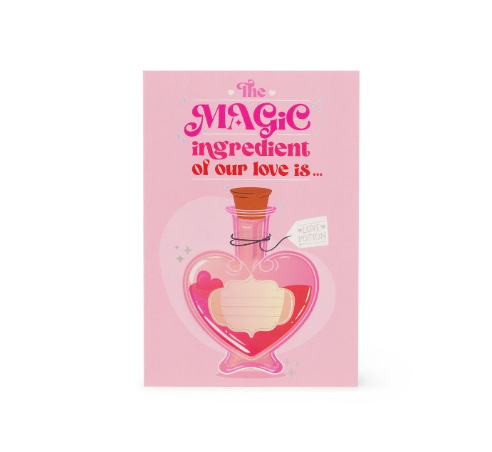 5xwbArcXOTDXvQ Rubbel-Glückwunschkarte - MAGIC INGREDIENT inkl. Umschlag