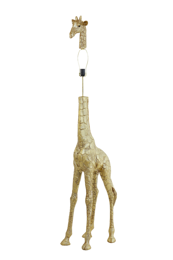 61698_1 Stehleuchte GIRAFFE Polyresin Bronze E27 35,5x44x184cm
