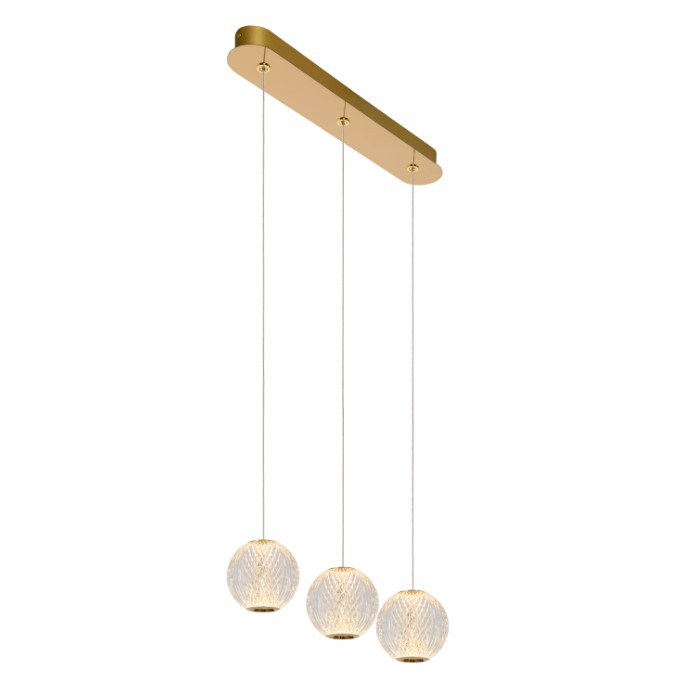 Pendelleuchte CINTRA Acrylglas 3x4,7W 283lm 2700K Warmweiß dimmbar