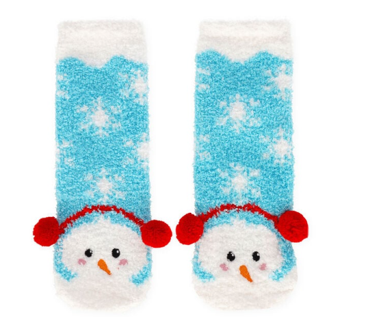 Non Slip Socks - It's a Match Kids - Schneemann