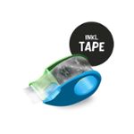 ALLES FÜR DIE SCHULE Klebeband-Abroller inkl. transparentem Tape 6x4x2,4cm