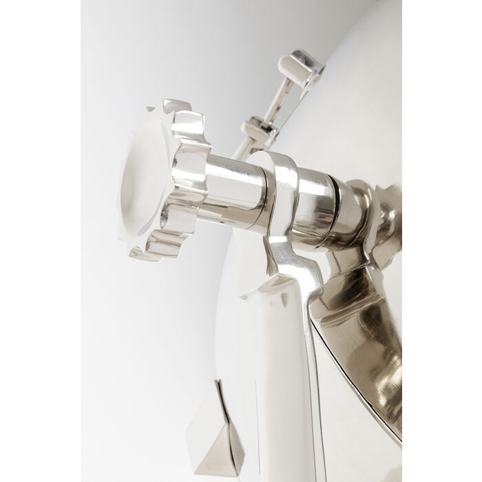 Stehleuchte MOVIE Mangoholz Aluminium E27 handgearbeitet 66x76x230cm