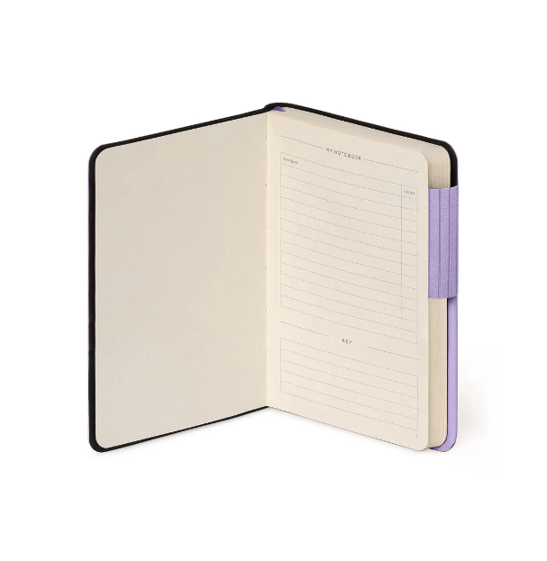 1QpfZ8U8T56OxV Liniertes Notizbuch - Small - My Notebook 9,5x13,5cm 192 nummerierte Seiten Lavender Lila