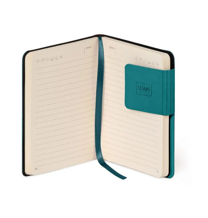 4T91yug8UUJF0b Liniertes Notizbuch - Small - My Notebook 9,5x13,5cm 192 nummerierte Seiten Malachite Green Grün