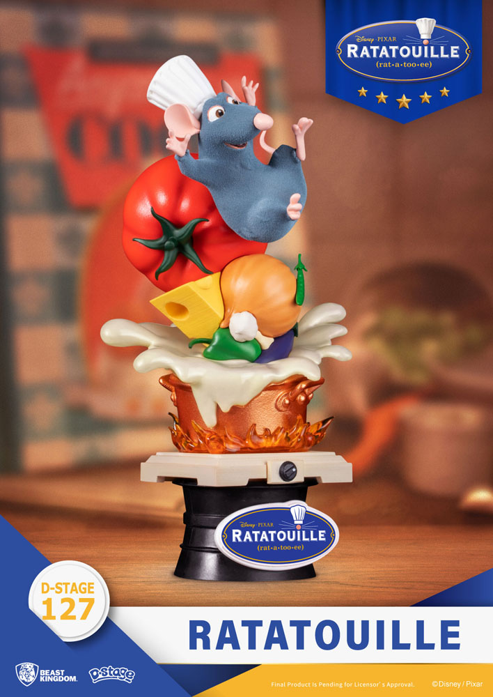 Disney D-Stage Diorama RATATOUILLE PVC 14,8x14,8x16cm Disney D-Stage Diorama RATATOUILLE PVC 14,8x14,8x16cm