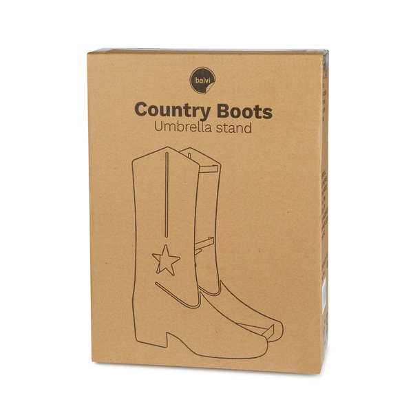 Schirmständer PINK COUNTRY BOOT Metall 12x30x40cm