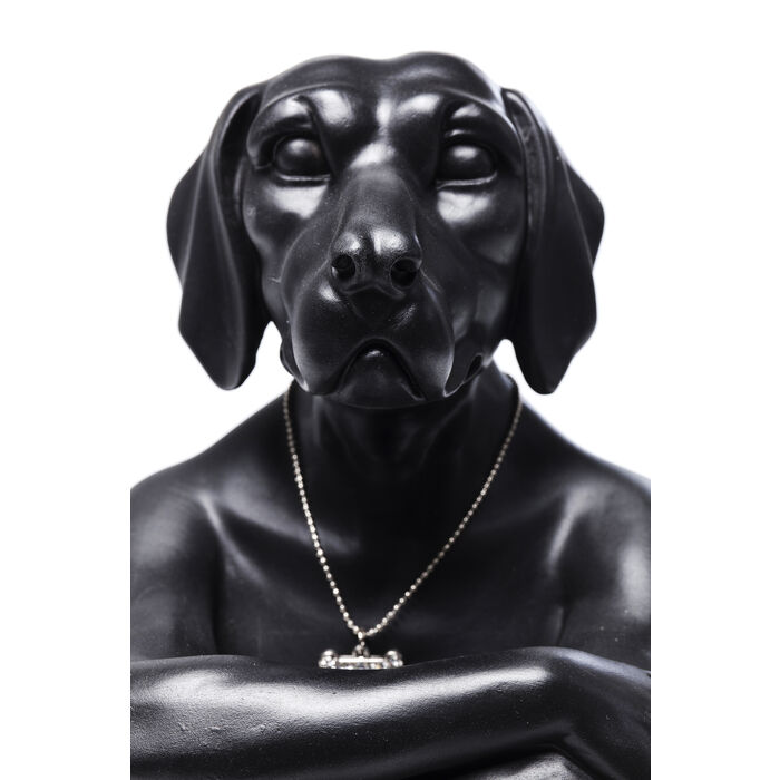 10IbTsJKRlP8FbM Dekofigur Gangster Dog Black 33x26x17cm