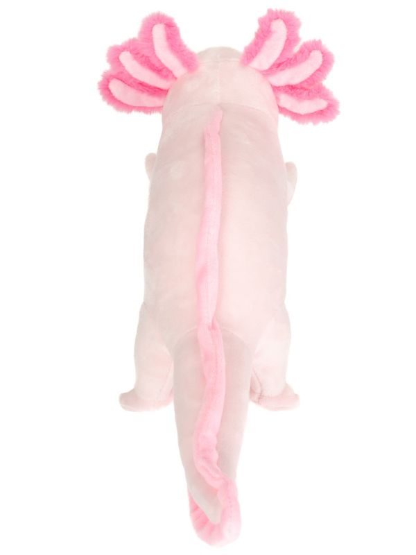 Axolotl rosa handgefertigt 11x10x38cm