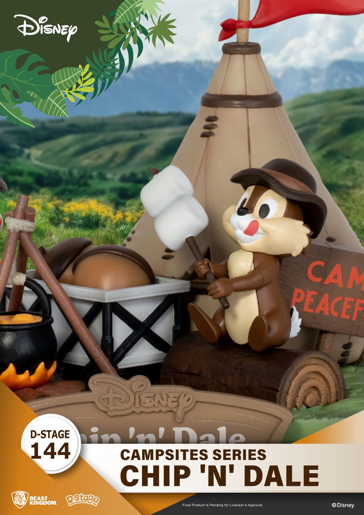 6eIi4V97CxhfHs Disney Campsite Series D-Stage Sammlerstück Diorama "Chip & Dale" 9,8cm PVC