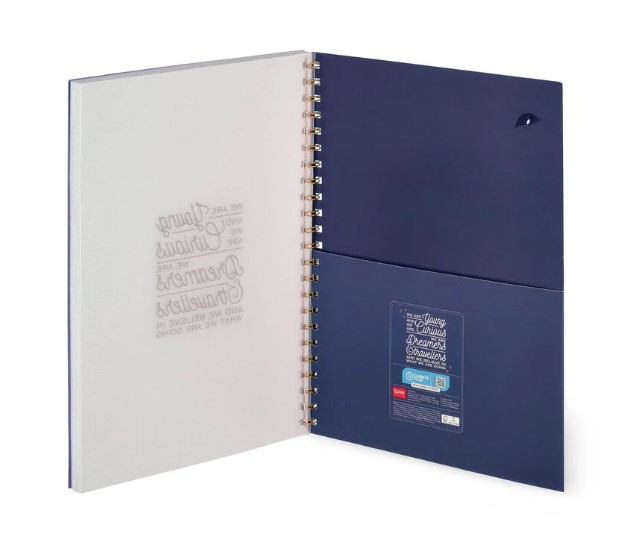 4Se8JgDOFW66KN 3-in-1 Notebook mit Spiralbindung - Maxi A4 - 22x29,5cm 204 Seiten Stars