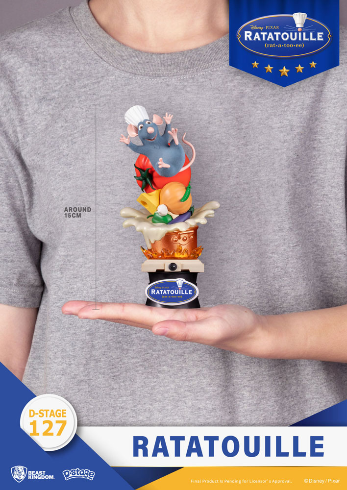 Disney D-Stage Diorama RATATOUILLE PVC 14,8x14,8x16cm Disney D-Stage Diorama RATATOUILLE PVC 14,8x14,8x16cm