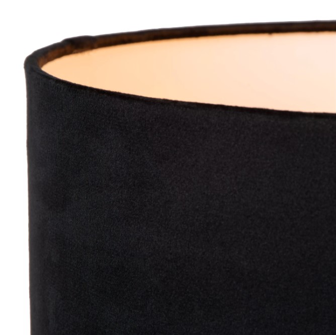 4KMxp4YyeGpOKl Tischleuchte TONDO Baumwolle E27 dimmbar 30x30x48cm