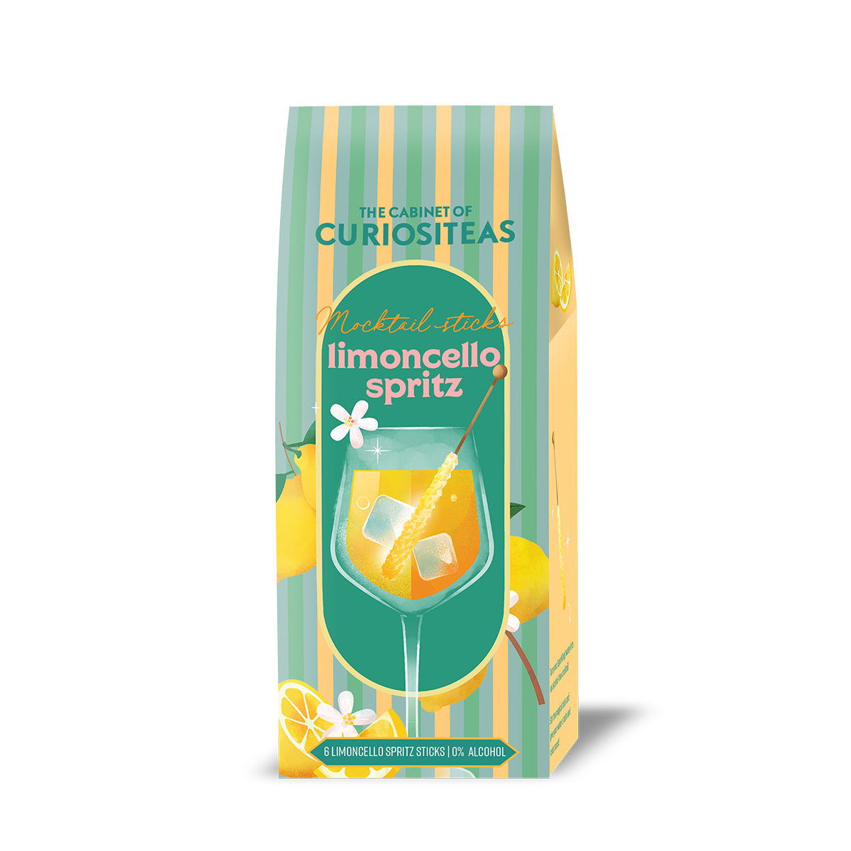 6er Box LIMONCELLO SPRITZ Mocktail-Sticks alkoholfrei  6er Box LIMONCELLO SPRITZ Mocktail-Sticks alkoholfrei