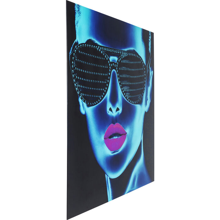 3kmvpTkpAUVz0T Glasbild TOUGH GIRL 120x120x4cm