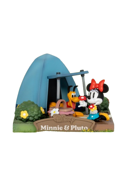 1-removebg-preview-1 Disney Campsite Series D-Stage Sammlerstück Diorama "Minnie & Pluto" 9,8cm PVC