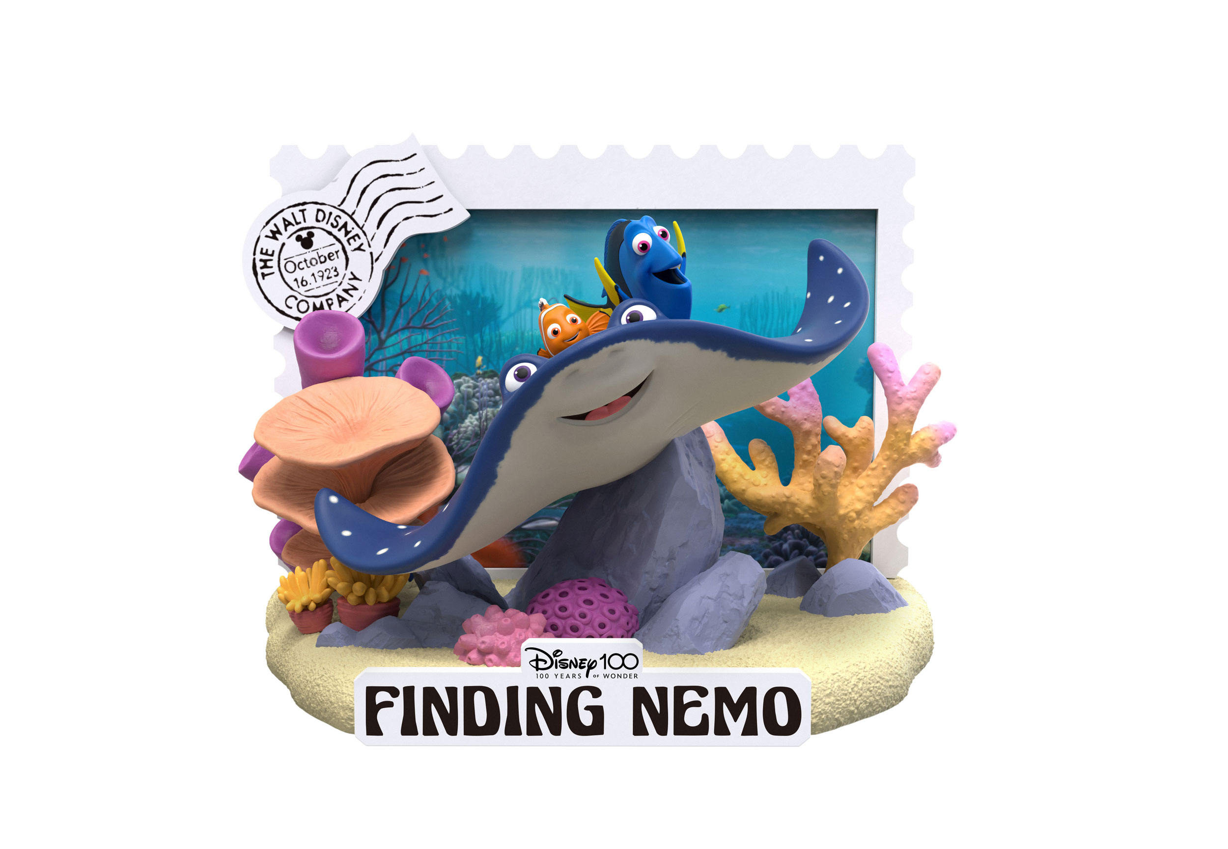 1yaURZFZERfJIf Disney 100 Years of Wonder D-Stage Sammlerstück Diorama "Finding Nemo" 11,7cm PVC