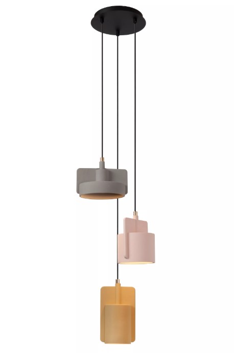 1urG1XpUEoCMlk Pendelleuchte NINJA Beton 3xE27 dimmbar 25x25x120cm