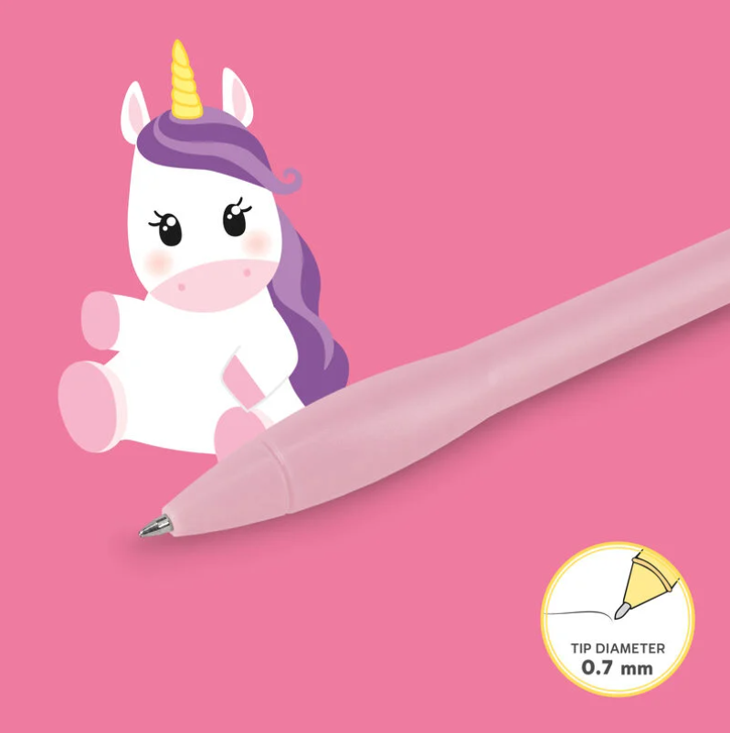 Leuchtender Kugelschreiber - Writing is Magic Einhorn Unicorn