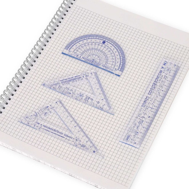 4er Geometrieset - You Rule! I'm a misunderstood Genius 4er Geometrieset - You Rule! I'm a misunderstood Genius