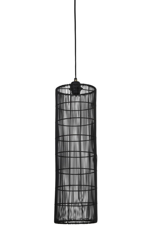 3095112 Hängeleuchte SYTHA Metall Matt-Schwarz E27 19x19x60cm