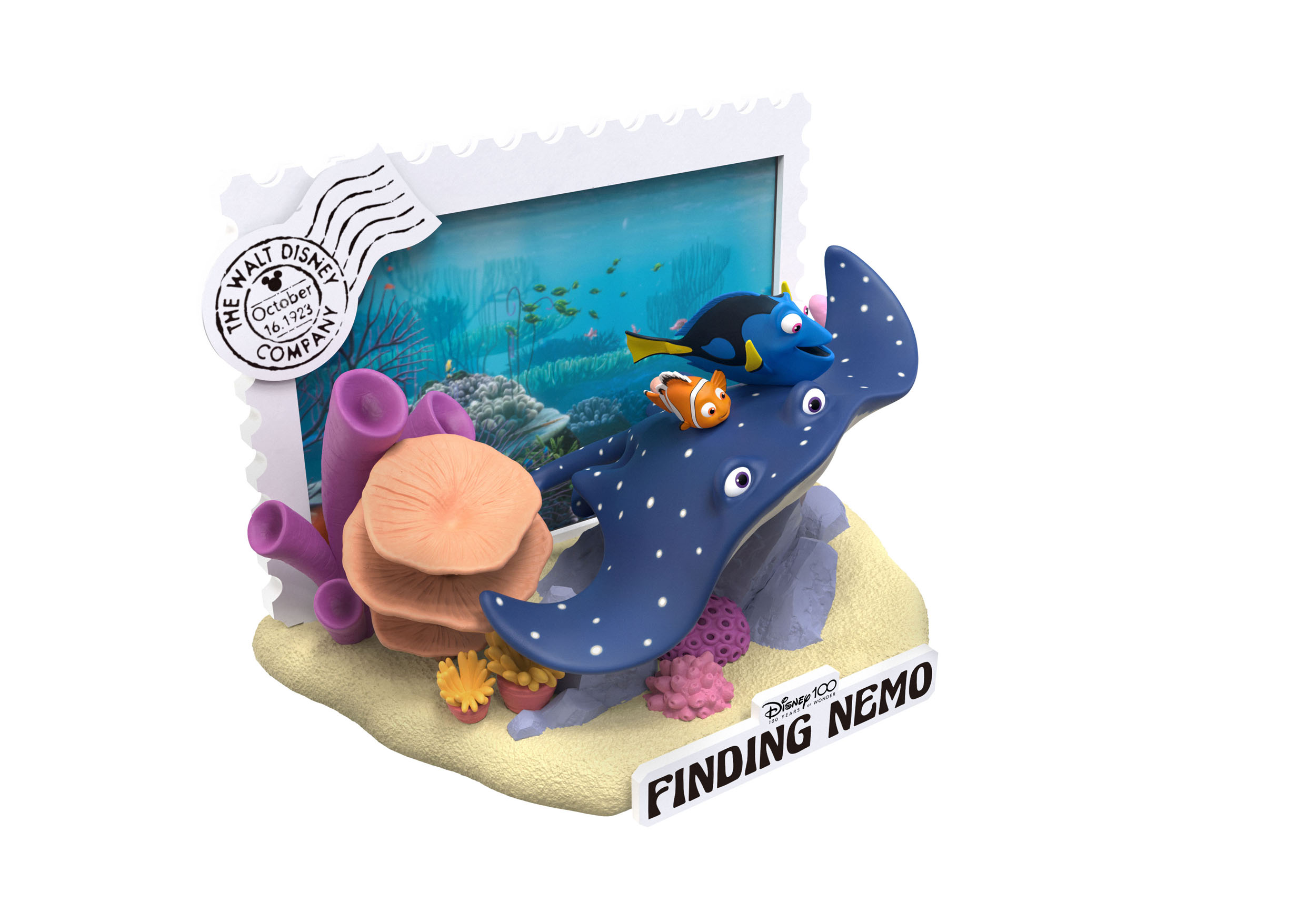 4zjr3uxJvJOBMS Disney 100 Years of Wonder D-Stage Sammlerstück Diorama "Finding Nemo" 11,7cm PVC