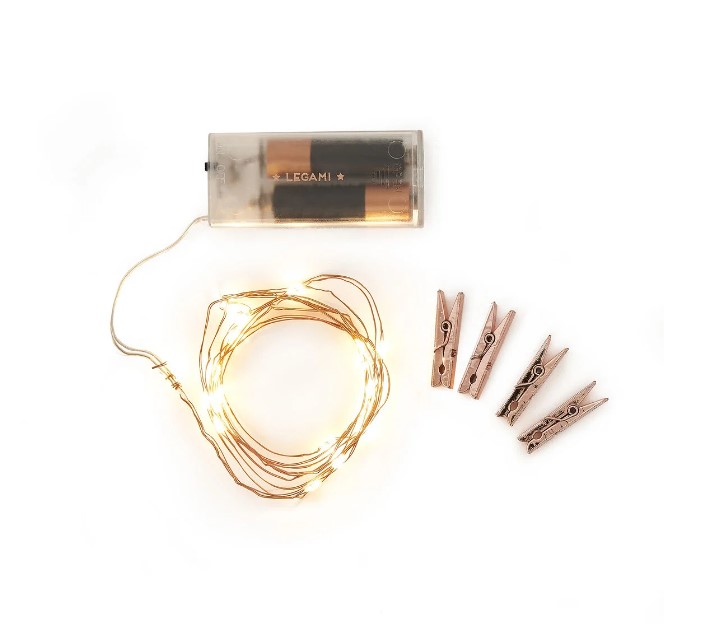 1xU33vKK9LIi6f Lichterkette mit Fotohalter-Clips 20 LEDs Batteriebetrieben 220cm