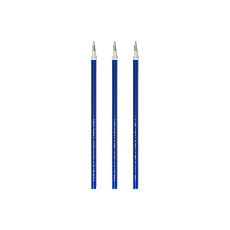 REFEP0005_1 Ersatzmine für löschbaren Gelstift 3er Set 0,7mm Azurblau