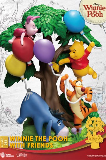 199XgoG24vQNyd Disney D-Stage Sammlerstück Diorama "Winnie The Pooh With Friends" 16cm PVC