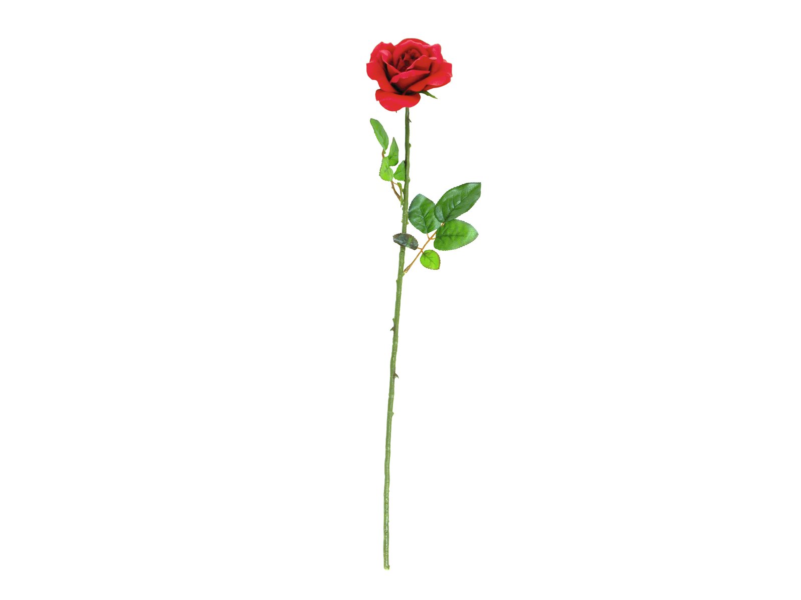 82527012a Rose Kunstpflanze rot 65cm