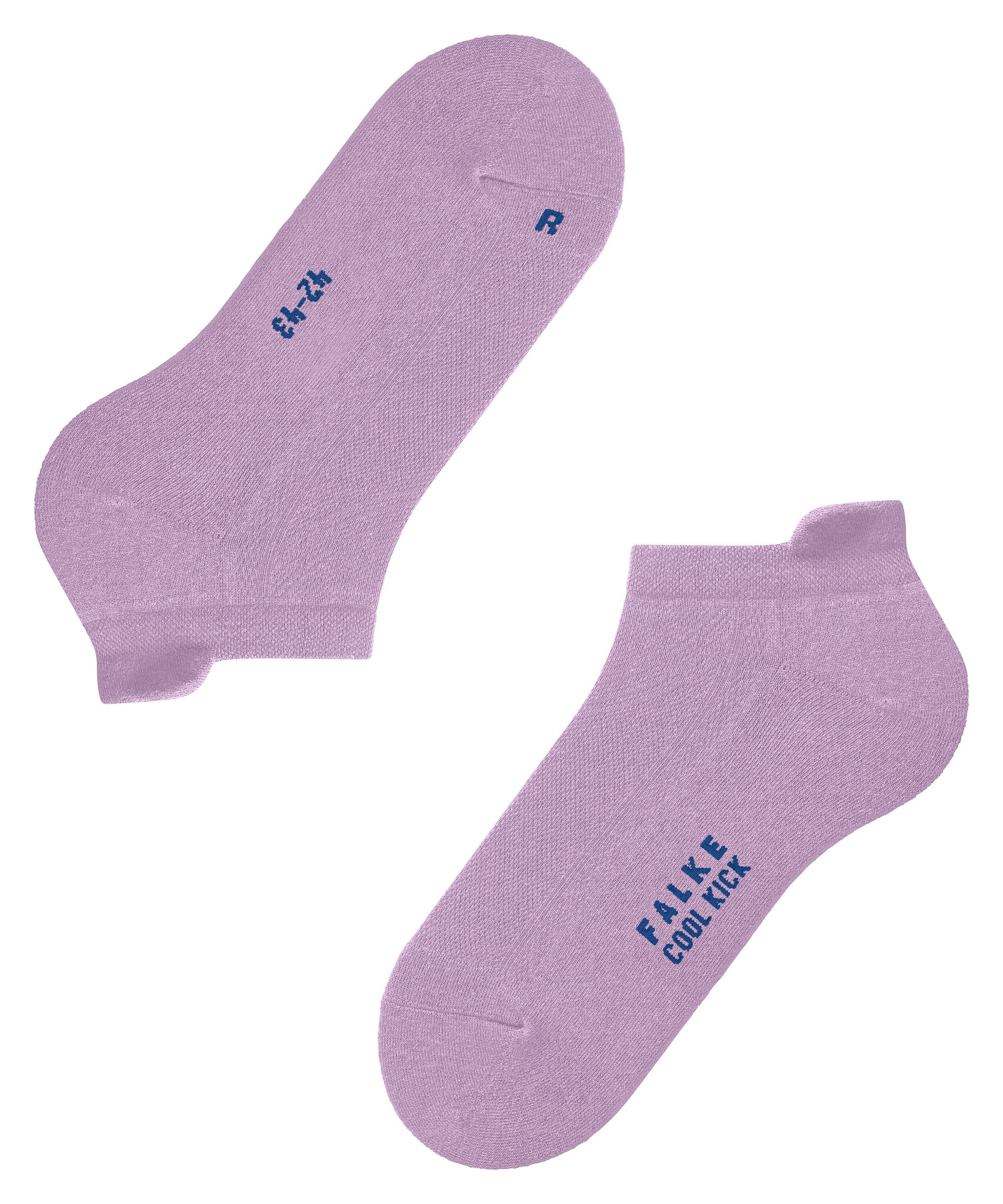  Unisex-Sneakersocken COOL KICK hoher Feuchtigkeitstransport leicht gepolsterte Sohle Pink 42-43